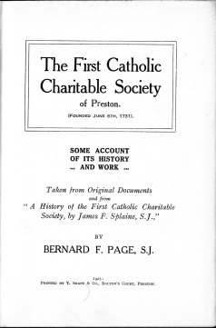 The title page of Fr. Page's book