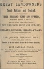 Title Page of Bateman's The Great Landowners of Great Britain and Ireland