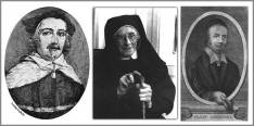 Composite image of Alexander Rigby, Mother Mary Cephas and Isaac Ambrose